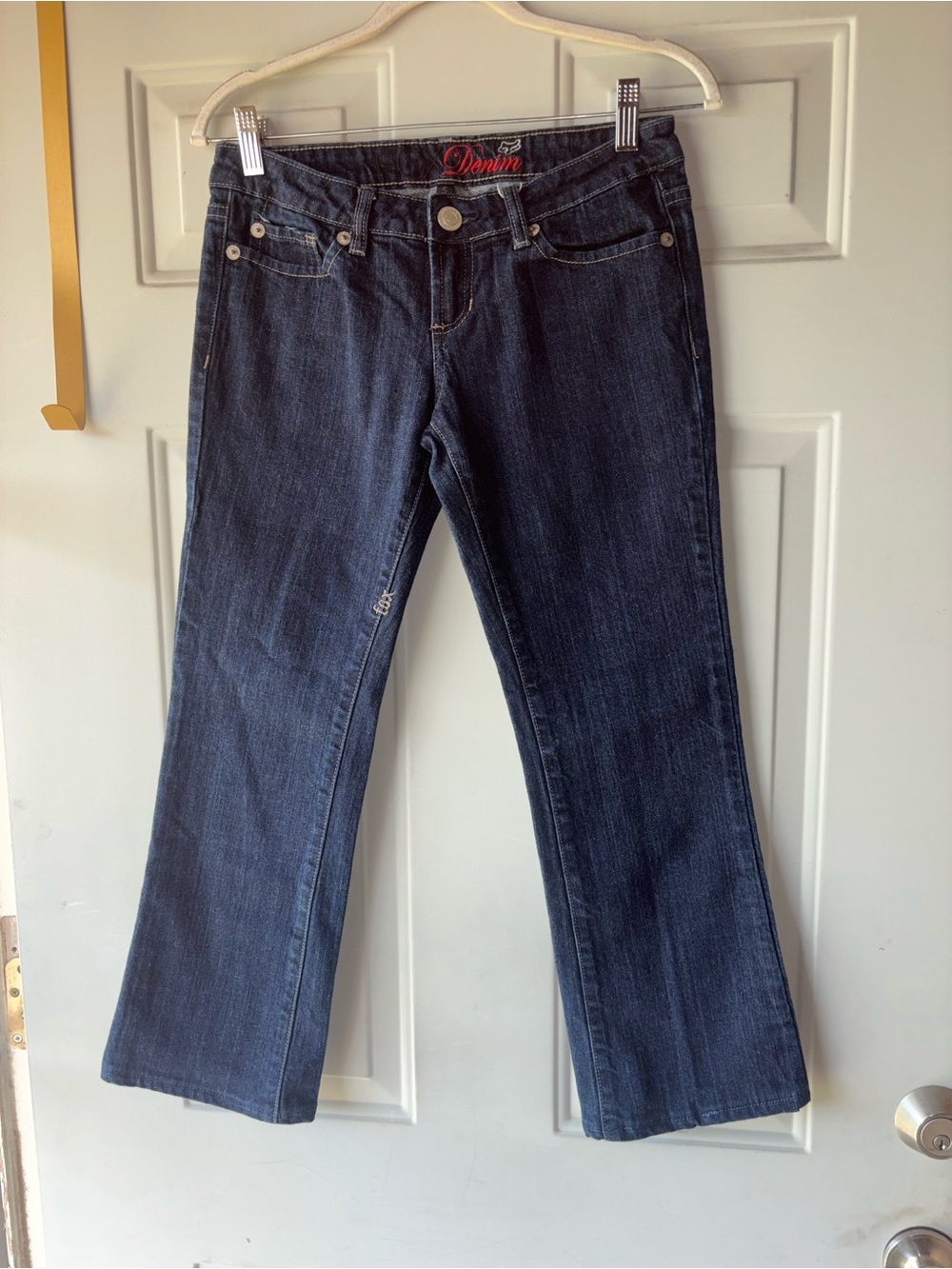 Fox Racing Y2K low rise crop jeans size 5